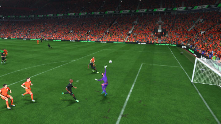 A lob (L1 O/LB B) is a precise shot used when the goalkeeper leaves the goal or dives - EA Sports FC 24: Shots on goal - Basics - EA Sports FC 24 - game guide