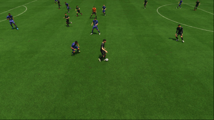 Calling a player (R1/RB) is a technique that allows you to call another player from your team to him the ball or fake a and confuse the opponent - EA Sports FC 24: Offense - Basics - EA Sports FC 24 - game guide