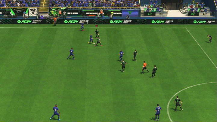 When playing in defense or on the opponent's half, you can press one player (R1/RB) or two players from the team (2xR1/2xRB) - EA Sports FC 24: Defense - Basics - EA Sports FC 24 - game guide