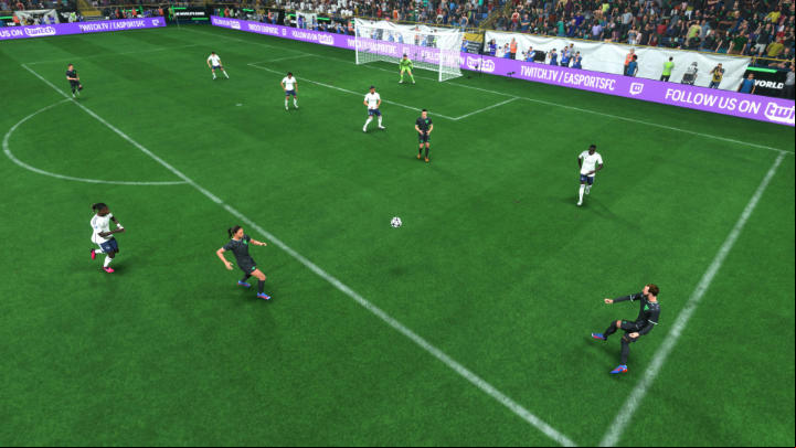 In many situations, the traditional overhead cross is the best solution to deliver the ball into the penalty area - EA Sports FC 24: Tips and tricks - Basics - EA Sports FC 24 - game guide