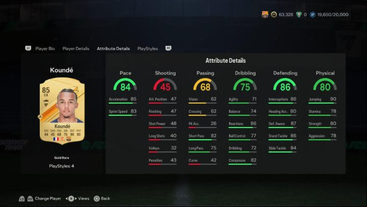 Center-backs (CB) play a key role in defense and decide whether the opponent manages to break through the defense and take a shot on goal - EA Sports FC 24: Key player attributes in Ultimate Team mode - Basics - EA Sports FC 24 - game guide