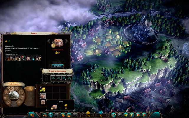 Once it's up and running, hire your first units - How to Begin? - Eador: Masters of the Broken World - Game Guide and Walkthrough