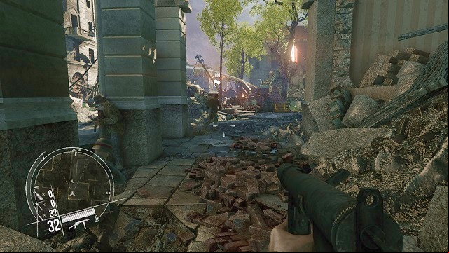 To the rescue! - Mission 8 - Warsaw Calling - Singleplayer campaign mode - Enemy Front - Game Guide and Walkthrough