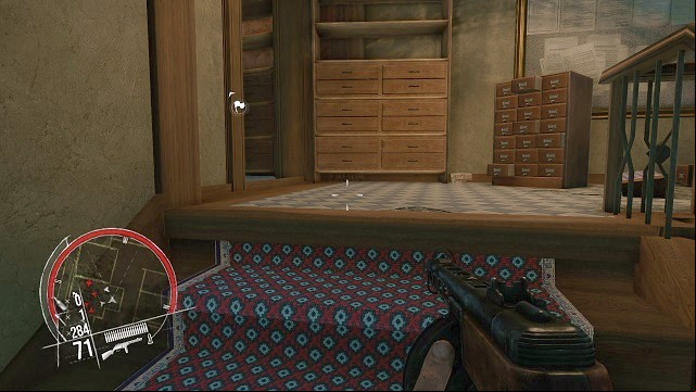 Each floor welcomes you with practically the same things. - Mission 9 - PAST Assault - Singleplayer campaign mode - Enemy Front - Game Guide and Walkthrough