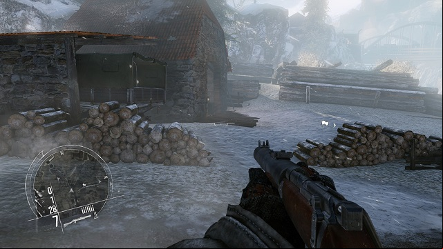 Its quite obvious that some secrets may be lurking inside. - Mission 10 - Winter in Vemork - Singleplayer campaign mode - Enemy Front - Game Guide and Walkthrough