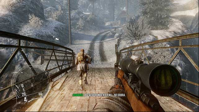 Your squad is less numerous, but still quite deadly. - Mission 10 - Winter in Vemork - Singleplayer campaign mode - Enemy Front - Game Guide and Walkthrough