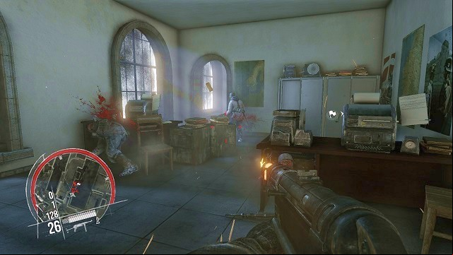 Make a short work of the enemy. - Mission 10 - Winter in Vemork - Singleplayer campaign mode - Enemy Front - Game Guide and Walkthrough