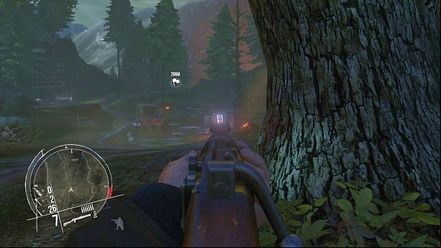 Are they setting up those explosive barrels in the middle of a camp purposely? - Mission 13 - V2 Attack - Singleplayer campaign mode - Enemy Front - Game Guide and Walkthrough