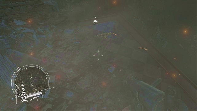 The location of the 1st secret. - Mission 8 - Collectibles - Enemy Front - Game Guide and Walkthrough