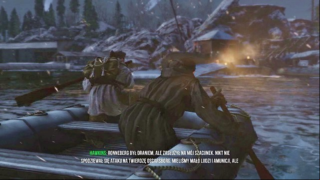 Paddle faster! - Mission 11 - Fortress at Oscarsborg - Singleplayer campaign mode - Enemy Front - Game Guide and Walkthrough