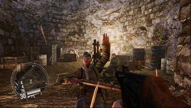 Spare no one. - Mission 3 - French Resistance - The single player campaign mode - Enemy Front - Game Guide and Walkthrough