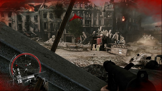 Go on, I am covering you! - Mission 4 - Siege of St Cross - The single player campaign mode - Enemy Front - Game Guide and Walkthrough
