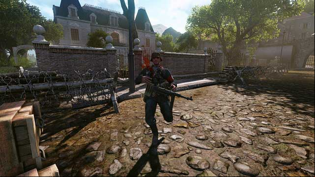 That must have hurt. - Mission 7 - Chateau Assault in Loue Valley - The single player campaign mode - Enemy Front - Game Guide and Walkthrough