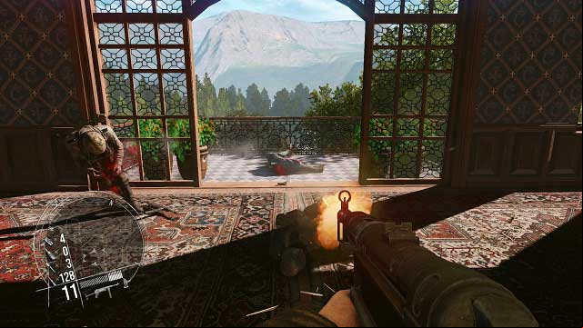 watch out, Im coming! - Mission 7 - Chateau Assault in Loue Valley - The single player campaign mode - Enemy Front - Game Guide and Walkthrough