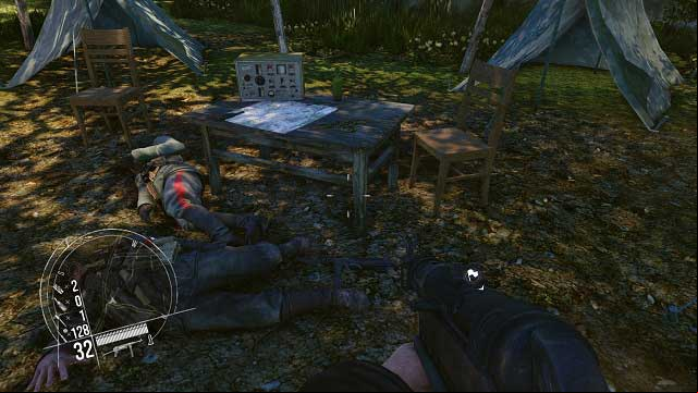 The location of the 2 collectible. - Mission 5 - Collectibles - Enemy Front - Game Guide and Walkthrough
