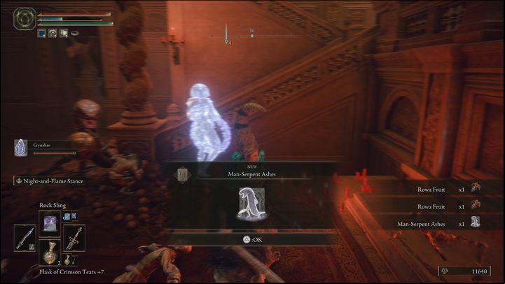 After defeating the Godskin Noble , continue forward until you reach a group of human-serpent hybrids - Elden Ring: Ashes of War and Spirit Ashes (Mt. Gelmir) - list of all - Mt. Gelmir - Elden Ring Guide