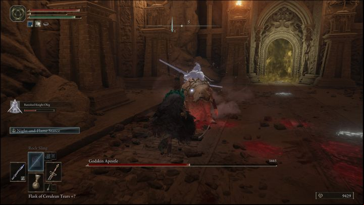 When it comes to melee attacks, the boss performs a short combo consisting of a few hits - in that case, let him attack and avoid incoming blows - Elden Ring: How to beat Godskin Apostle? - Caelid - Elden Ring Guide