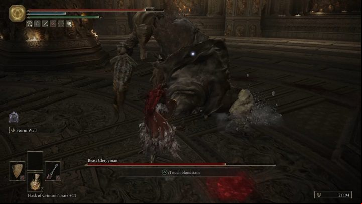 Most of the enemy's attacks in the first phase can be blocked with a shield - Elden Ring: How to beat Maliketh, the Black Blade? - Crumbling Farum Azula - Elden Ring Guide