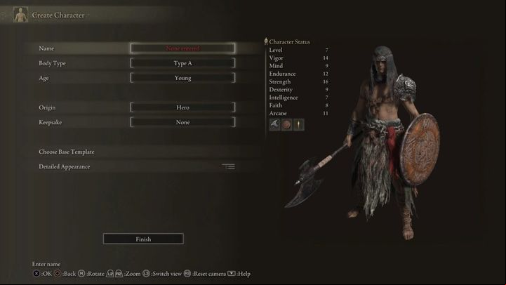 The Hero's Dexterity is below average, which significantly limits the choice of weapons that he can use without investing in this statistic - Elden Ring: Character classes - stats, characteristics - Basics - Elden Ring Guide