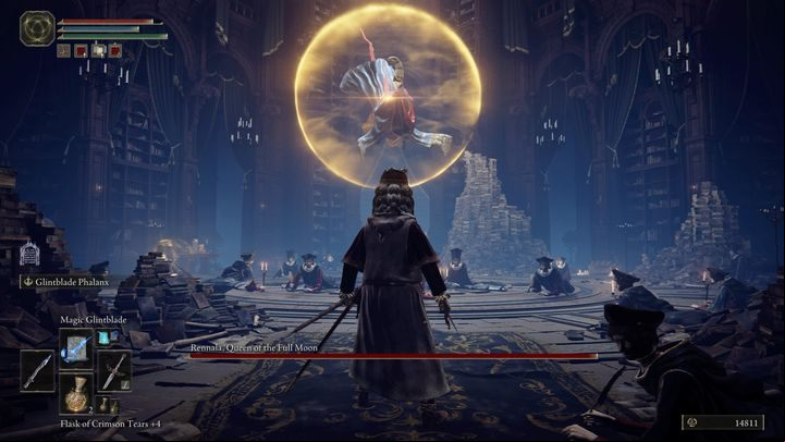 It may seem absurd, but to fight Rennala, you should have as many bottles of Crimson Tears as possible and as few Cerulean Tears as possible - Elden Ring: How to beat Rennala, Queen of the Full Moon? - Liurnia of the Lakes - Elden Ring Guide