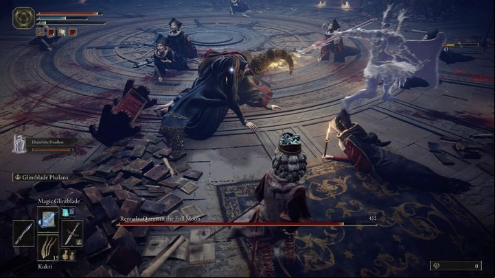 When the boss finally falls to the ground, focus only on attacking her - Elden Ring: How to beat Rennala, Queen of the Full Moon? - Liurnia of the Lakes - Elden Ring Guide
