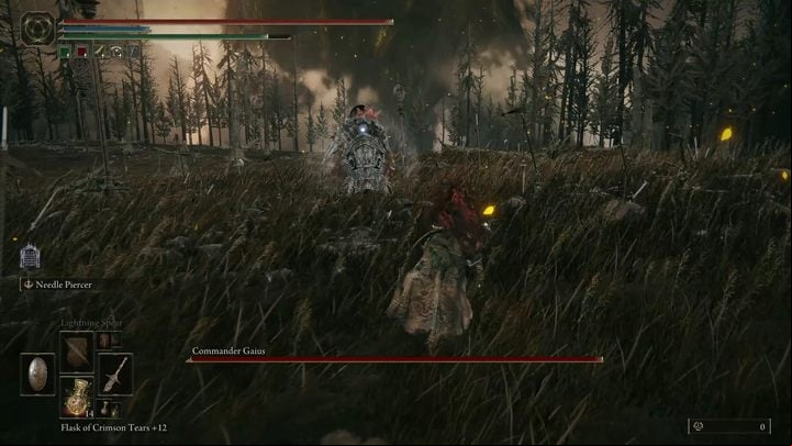 The fight with Gaius takes place in a large, open arena - Shadow of the Erdtree: How to beat Commander Gaius? - Main bosses - Elden Ring Guide