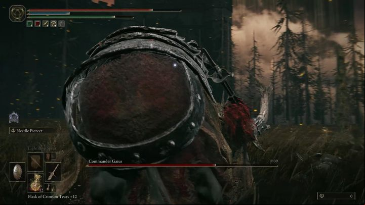 If you approach the boss from behind, the boar will try to kick you - Shadow of the Erdtree: How to beat Commander Gaius? - Main bosses - Elden Ring Guide