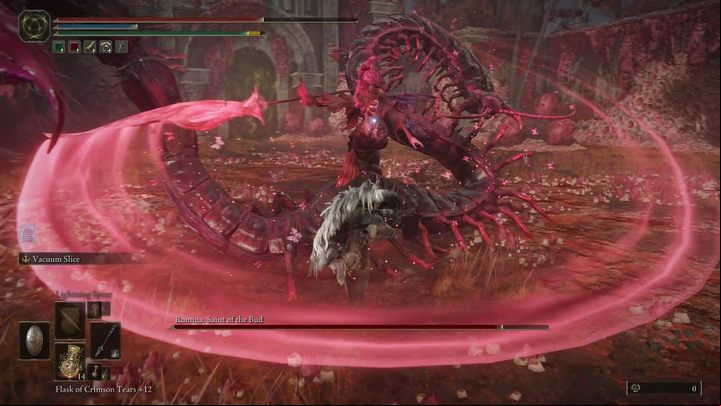 Glaive and centipede attacks only deal physical damage - Shadow of the Erdtree: How to defeat Romina, Saint of the Bud? - Main bosses - Elden Ring Guide