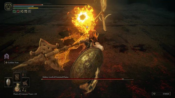 During combat, try to stay close to Midra - Shadow of the Erdtree: How to defeat Midra, Lord of Frenzied Flame? - Main bosses - Elden Ring Guide