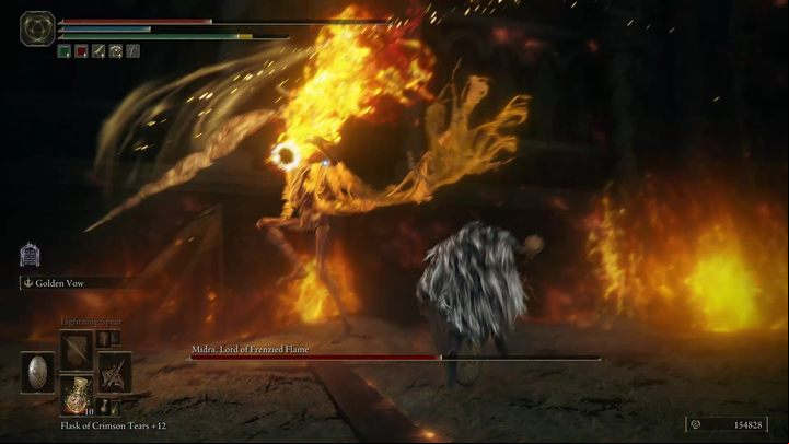 In the second phase, Midra gains several new attacks - Shadow of the Erdtree: How to defeat Midra, Lord of Frenzied Flame? - Main bosses - Elden Ring Guide