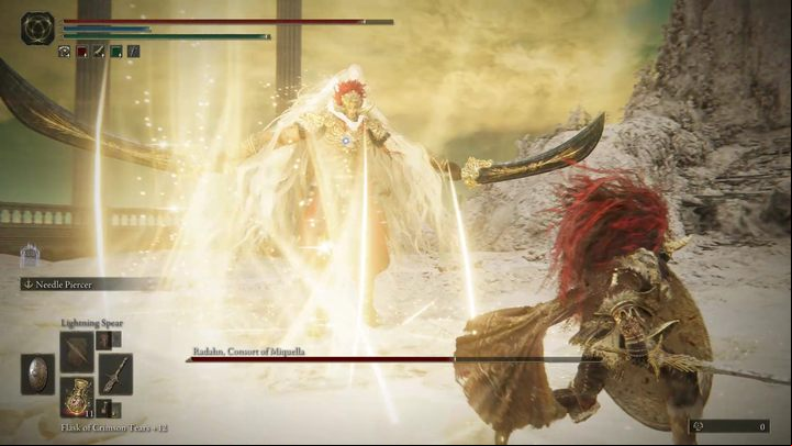 Radahn usually begins this phase by spreading his arms to the sides and summoning a huge explosion of light - Shadow of the Erdtree: How to defeat the final boss Promised Consort Radahn? - Main bosses - Elden Ring Guide