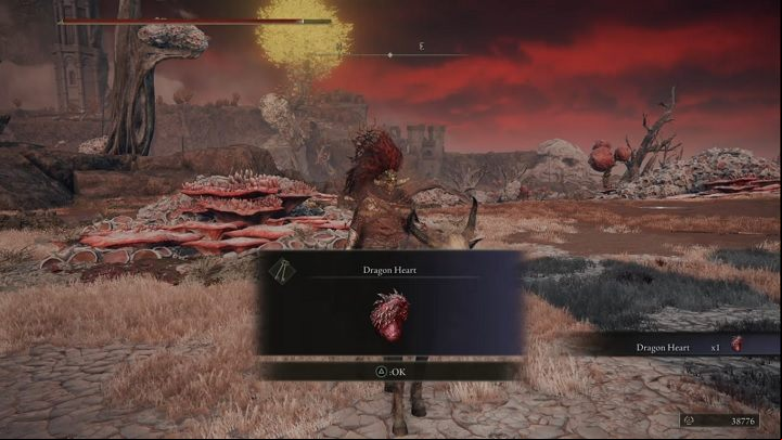 For defeating the Decaying Ekzykes, you will receive Runes (38,000) and a Dragon Heart - Elden Ring: How to beat Decaying Ekzykes? - Caelid - Elden Ring Guide