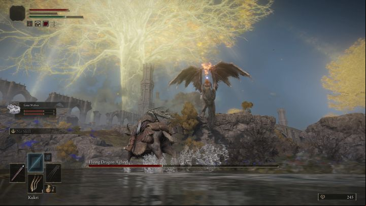 The boss is keen on taking to the air - Elden Ring: How to beat Flying Dragon Agheel? - Limgrave - Elden Ring Guide
