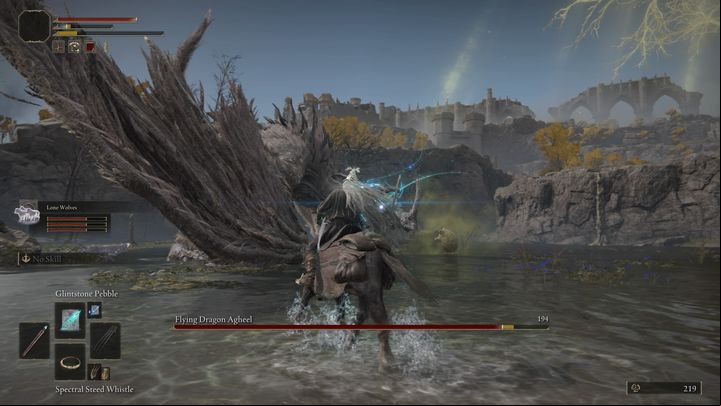 In turn, standing right in front of the boss will provoke the boss to attack you twice with its maw - Elden Ring: How to beat Flying Dragon Agheel? - Limgrave - Elden Ring Guide