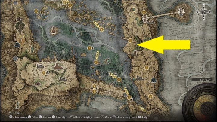 The fourth version of the boss is also in Liurnia of the Lakes, this time in the southern part of the region, more specifically close to the place of grace Gate Town Bridge - Elden Ring: How to beat Nights Cavalry? - Limgrave - Elden Ring Guide