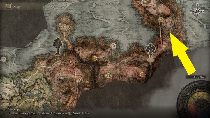 The sixth version of the boss is also in Caelid, more specifically in Greyoll's Dragonbarrow, near the Lenne's Rise - Elden Ring: How to beat Nights Cavalry? - Limgrave - Elden Ring Guide