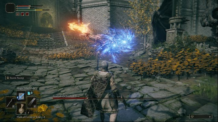 It's also good to have a melee weapon that inflicts bleeding - Elden Ring: How to beat Godrick the Grafted? - Stormhill - Elden Ring Guide