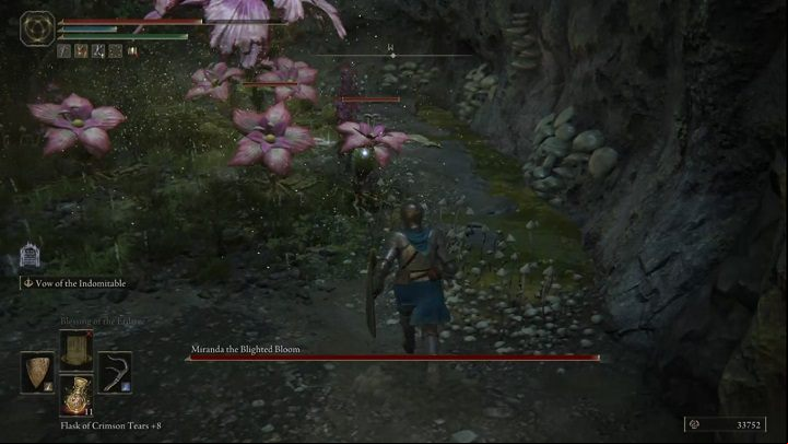 Consider starting the fight with eliminating her aides - Elden Ring: How to beat Miranda, the Blighted Bloom? - Weeping Peninsula - Elden Ring Guide
