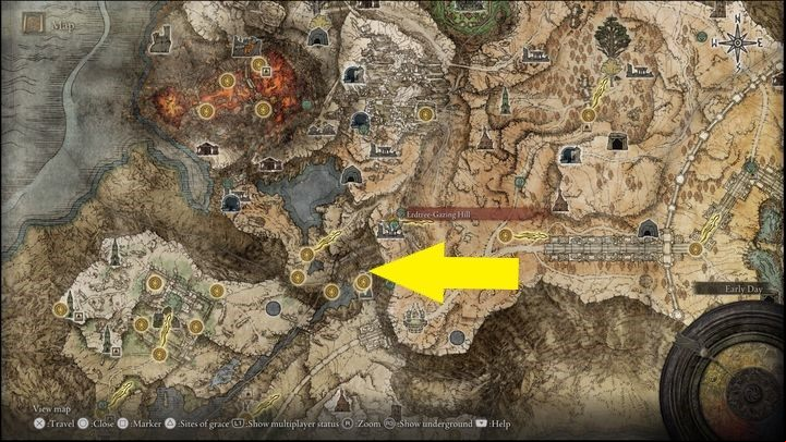 You will encounter the boss for the first time in Liurnia of the Lakes, or more precisely at the Ruin-Strewn Precipice site of grace - Elden Ring: How to beat Magma Wyrm Makar? - Liurnia of the Lakes - Elden Ring Guide