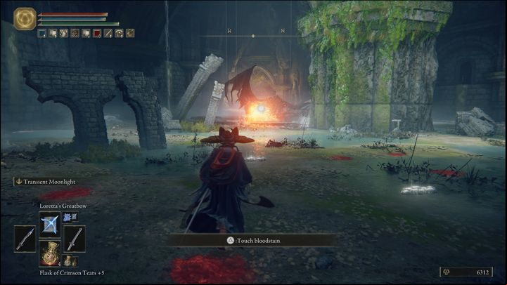 When he starts charging at you, it's a good moment to use long-range, slow spells such as Magic Glintblade, Loretta's Greatbow, or Comet Azure if you have these spells - Elden Ring: How to beat Magma Wyrm Makar? - Liurnia of the Lakes - Elden Ring Guide