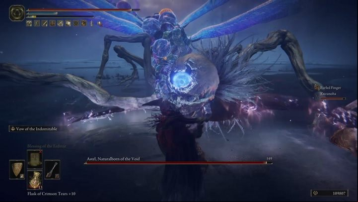 Once you get close to him, you have to watch out for multiple AoE attacks - Elden Ring: How to beat Astel, Naturalborn of the Void? - Lake of Rot - Elden Ring Guide