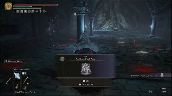 For defeating the second version of the boss, you will receive the Blackflame Monk Amon and 50,000 Runes - Elden Ring: How to beat Mimic Tear? - Siofra River - Elden Ring Guide