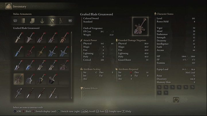 Weapon type: Colossal Sword - Elden Ring: List off all Legendary Armaments - Trophy Guide - Elden Ring Guide