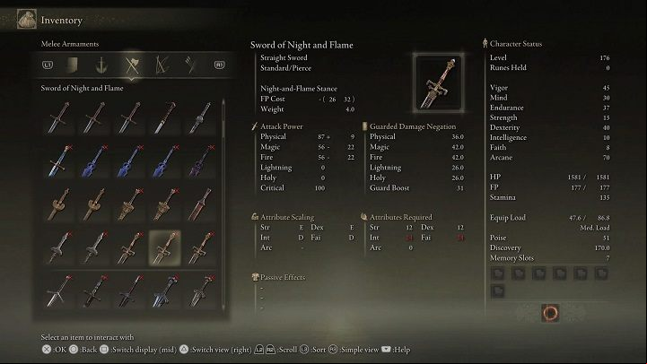 Weapon type: Straight Sword - Elden Ring: List off all Legendary Armaments - Trophy Guide - Elden Ring Guide