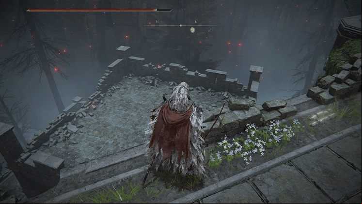 Before reaching the end of the wall, look to the left at its damaged section - Elden Ring: List off all Legendary Armaments - Trophy Guide - Elden Ring Guide