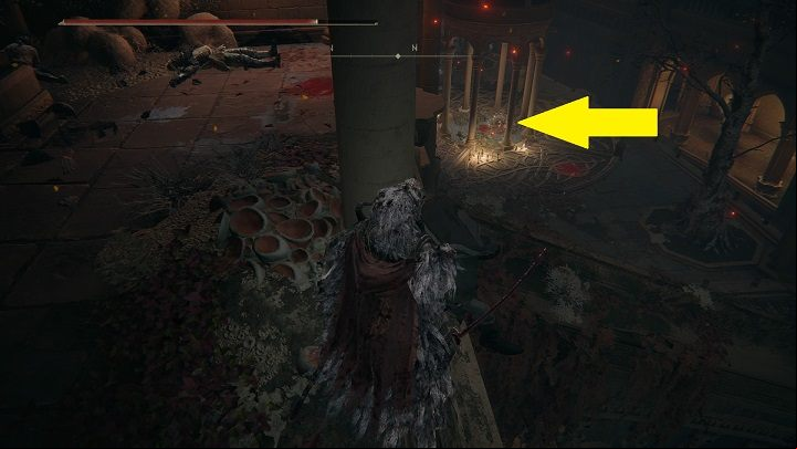 Keep going until you reach two staircases, leading up and down - Elden Ring: List off all Legendary Ashen Remains - Trophy Guide - Elden Ring Guide