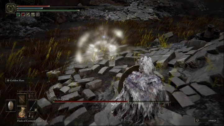 Dane fights with his bare hands, attacking with long chains of attacks and putting pressure on you constantly - Shadow of the Erdtree: Dryleaf Dane quest walkthrough - Quests - Elden Ring Guide