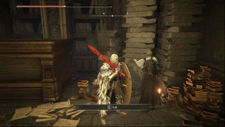 You will meet Ansbach for the second time while exploring the Shadow Keep and reaching the first floor of the Specimen Storehouse - Shadow of the Erdtree: Sir Ansbach quest walkthrough - Quests - Elden Ring Guide