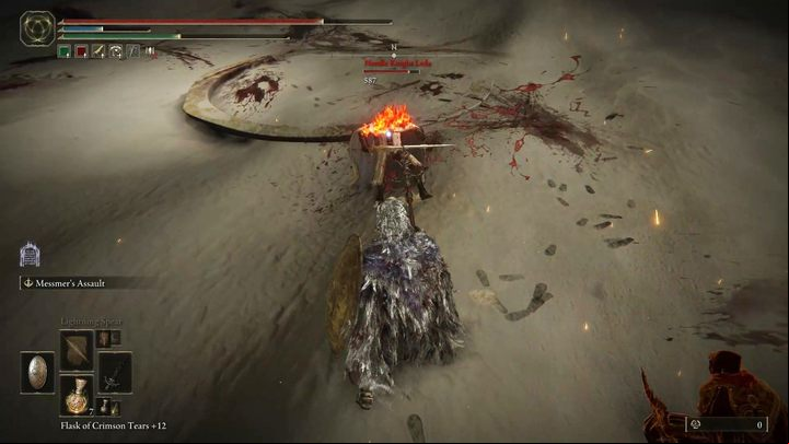 If you managed to deliver the scroll from the Storehouse to Ansbach and ed him during the optional fight, you will be able to summon him to help during the final fight with Leda in the Cleansing Chamber - Shadow of the Erdtree: Sir Ansbach quest walkthrough - Quests - Elden Ring Guide