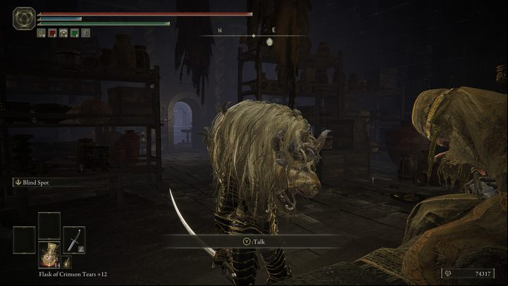 Return to the storeroom and equip the Divine Beast Head - Shadow of the Erdtree: Hornsent Grandam quest walkthrough - Quests - Elden Ring Guide